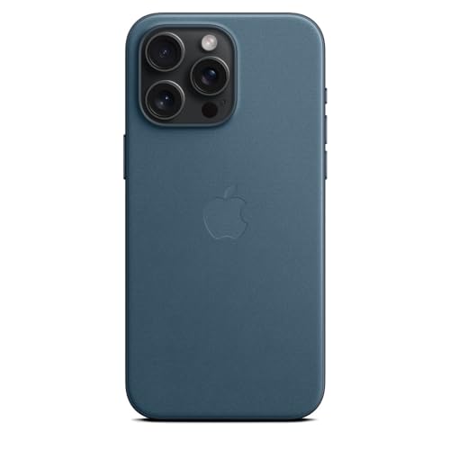 Apple FineWoven Custodia iPhone 15 Pro Max Blu Pacifico MagSafe