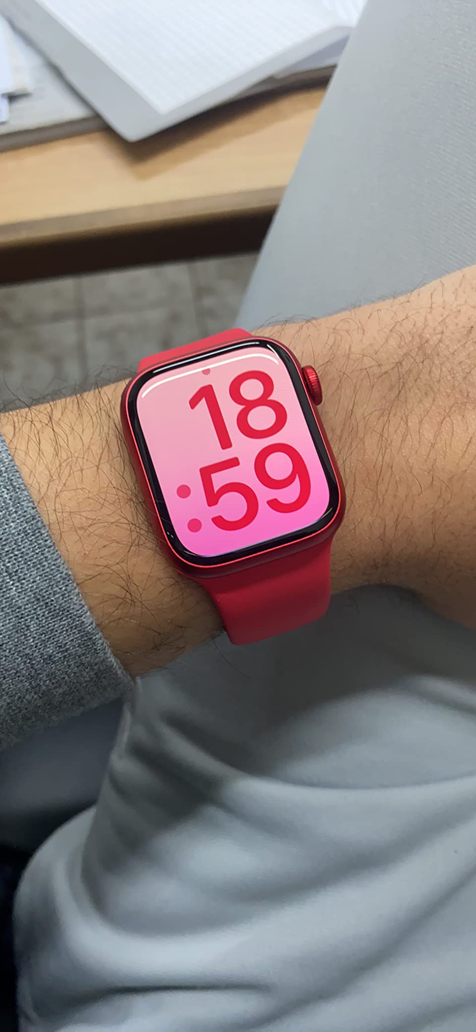 Apple Watch Series 8 GPS 45 mm smartwatch rosso ossigeno sangue