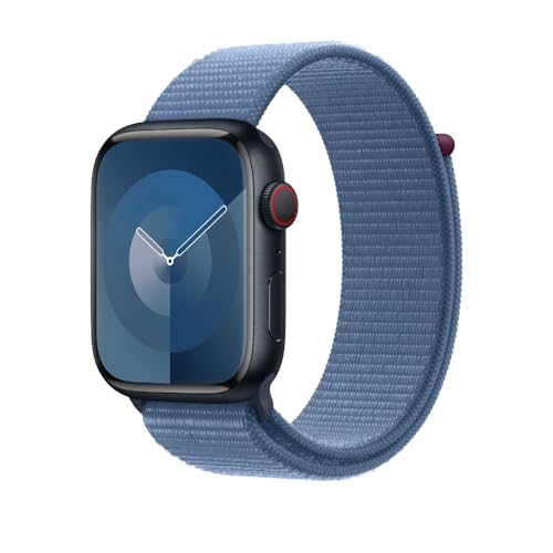 Apple Watch Sport Loop 45 mm Cinturino Blu Inverno Nylon