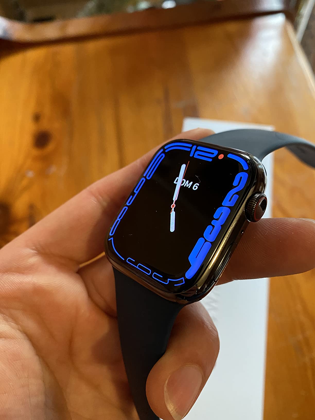 Apple Watch Series 7 smartwatch 45mm Cellular acciaio grafite