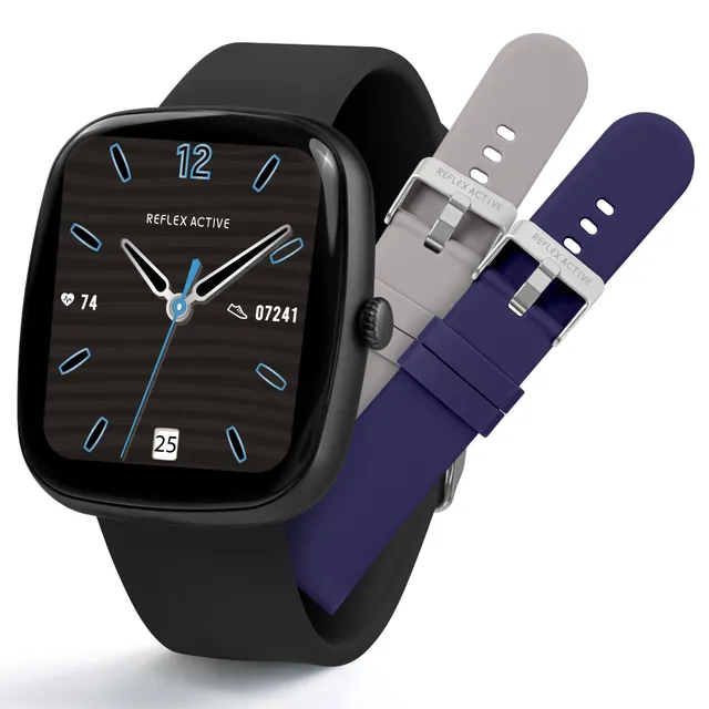 Reflex Active Nexus 100 C Smartwatch Nero Set 3 Cinturini IP68