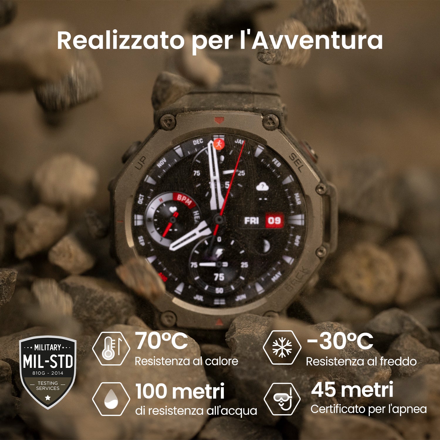Amazfit T-Rex 3 smartwatch Onyx Hyrox Race