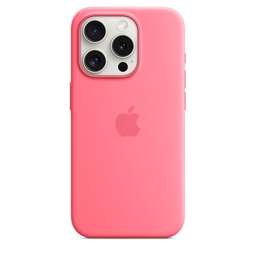 Apple Custodia MagSafe silicone iPhone 15 Pro Rosa