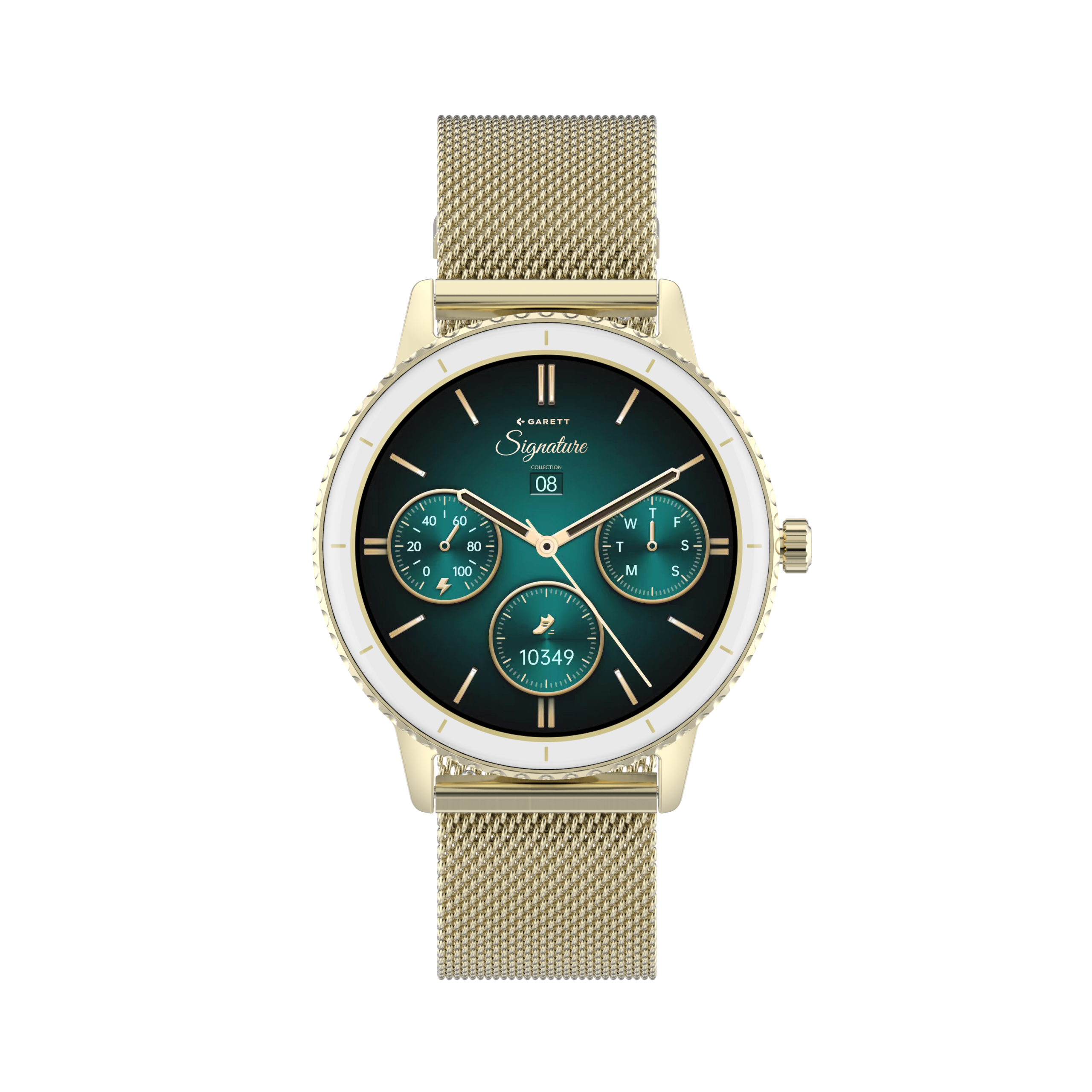 Garett Grace smartwatch oro mesh AMOLED donna