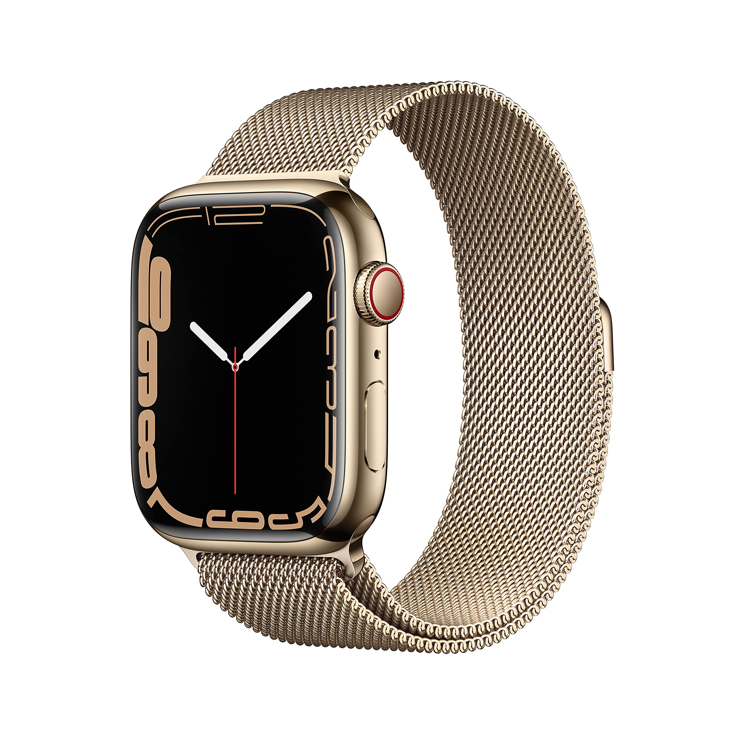 Apple Watch Series 7 smartwatch 45mm Cellular acciaio oro