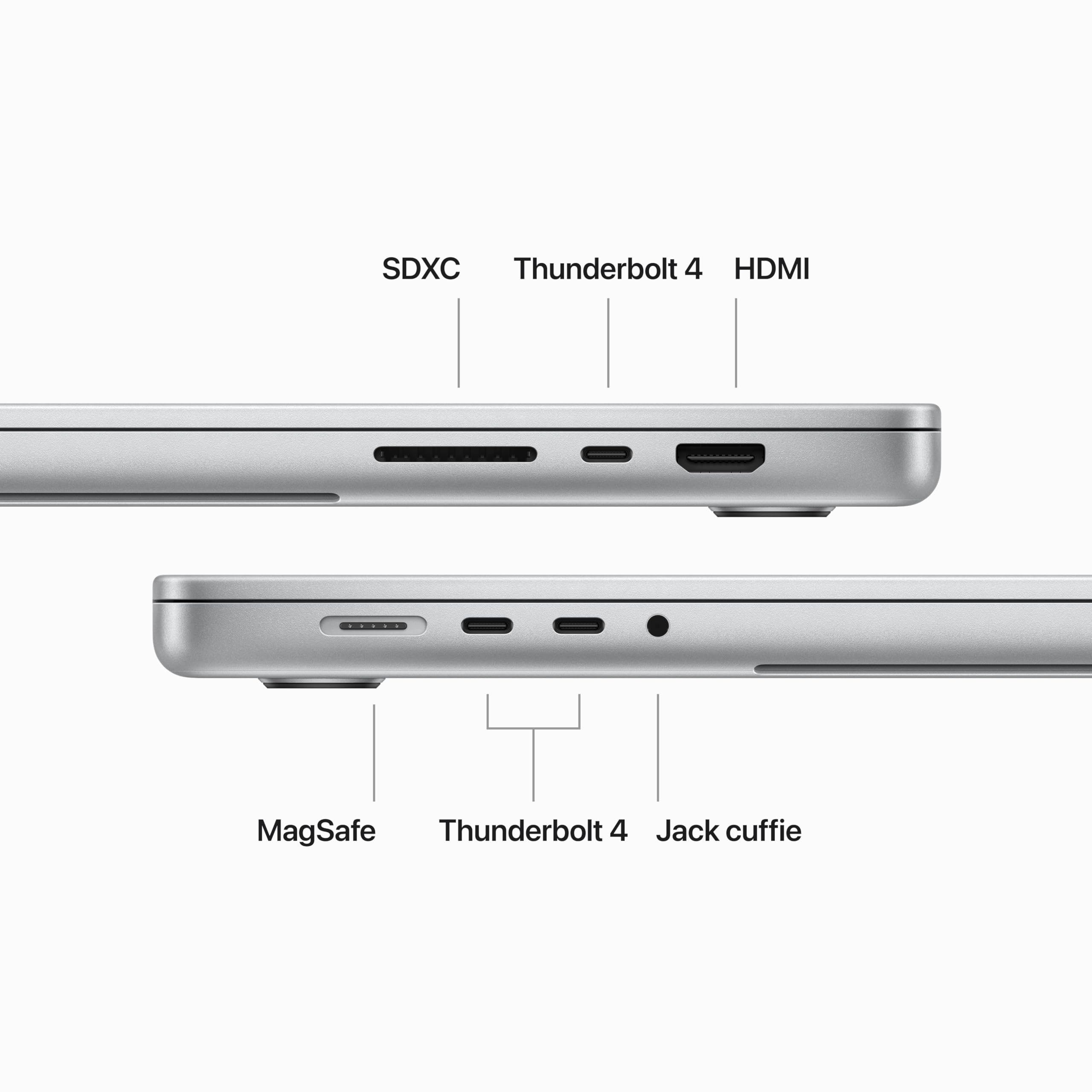 Apple MacBook Pro M3 Pro portatile 16,2" 36GB 512GB Argento