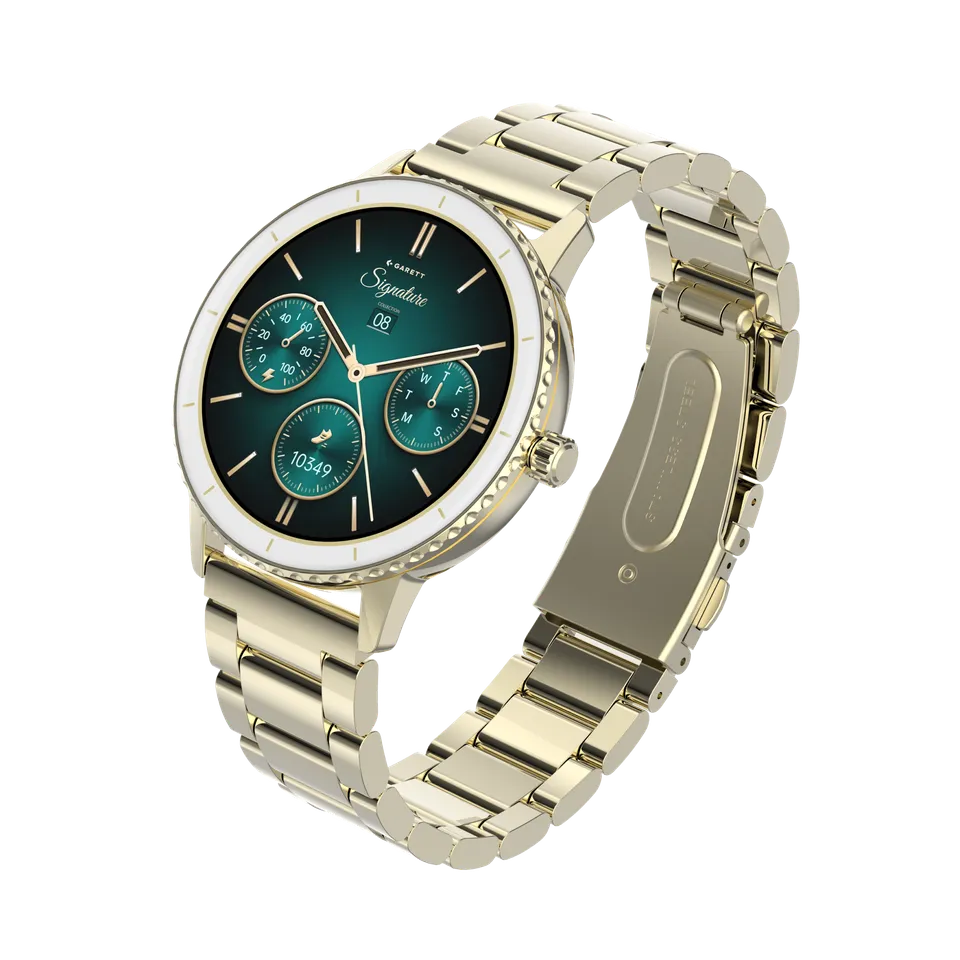 Garett Grace smartwatch oro acciaio AMOLED