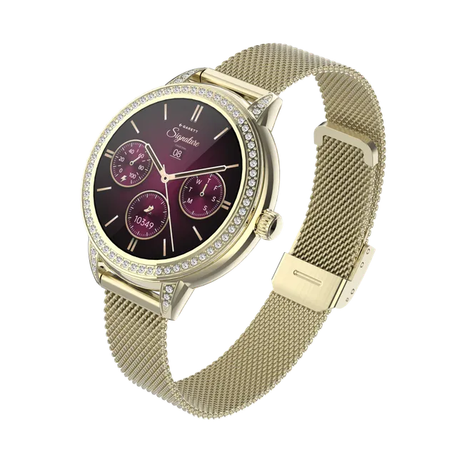 Garett Stella smartwatch oro maglia mesh donna