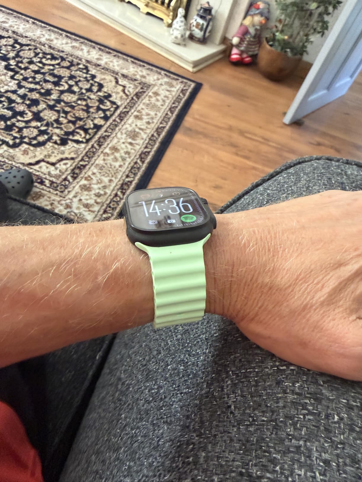 Apple Watch Ocean Band 49 mm cinturino nero elastomero