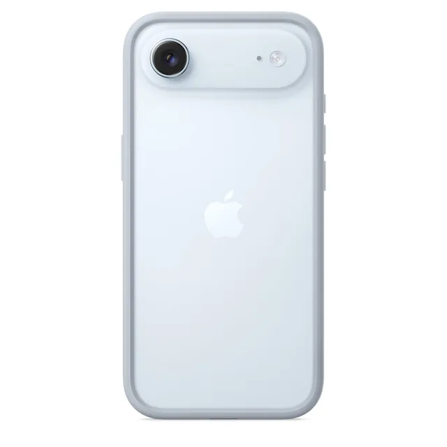 Apple Bumper iPhone Air cover blu chiaro policarbonato