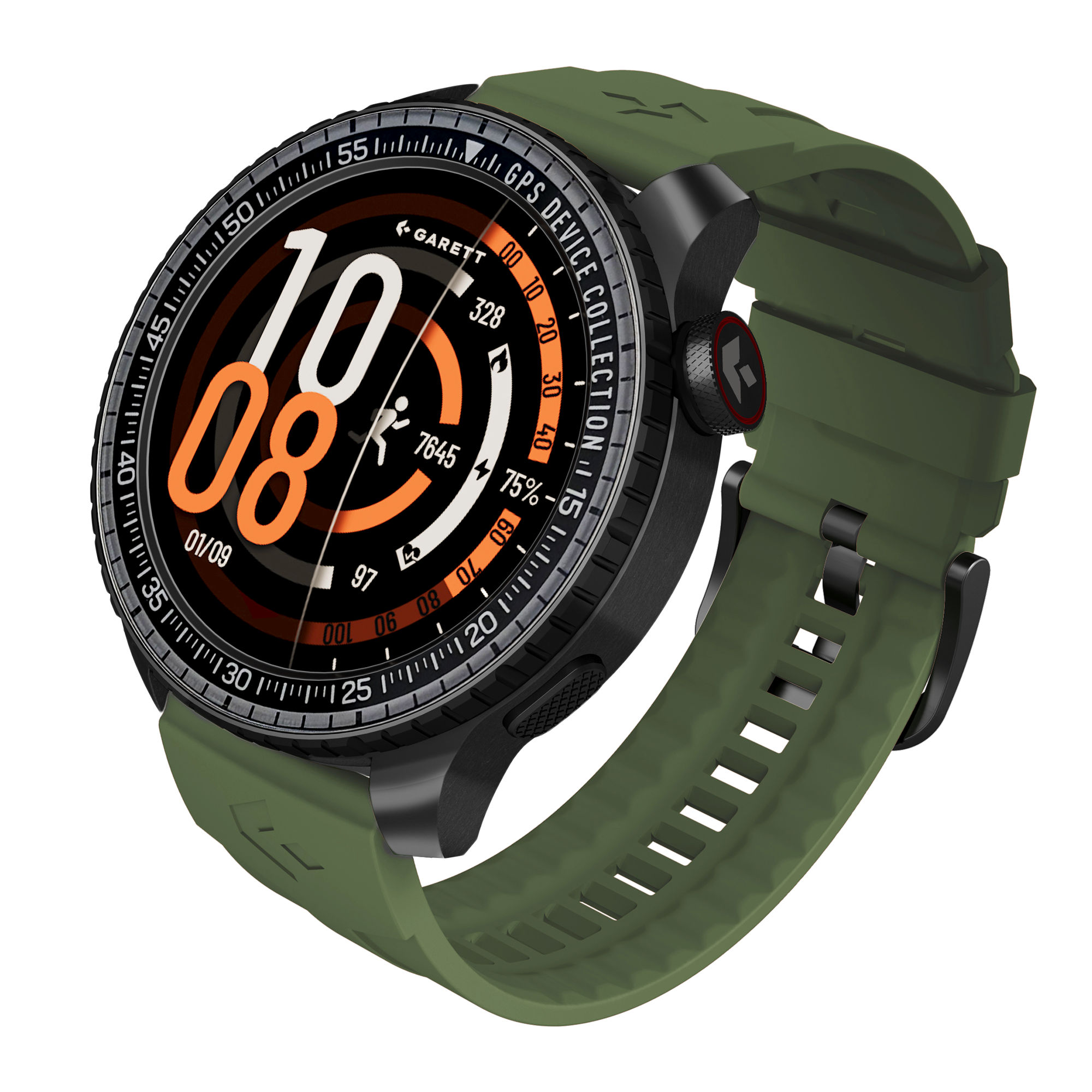 Garett Compass GPS smartwatch nero AMOLED