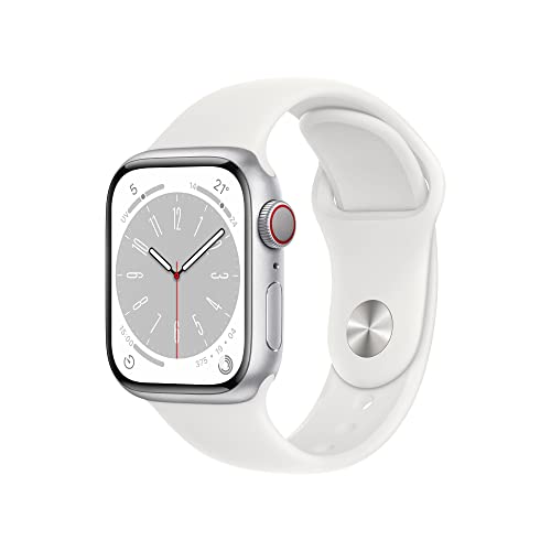 Apple Watch Series 8 41mm smartwatch GPS Cellular argento O2