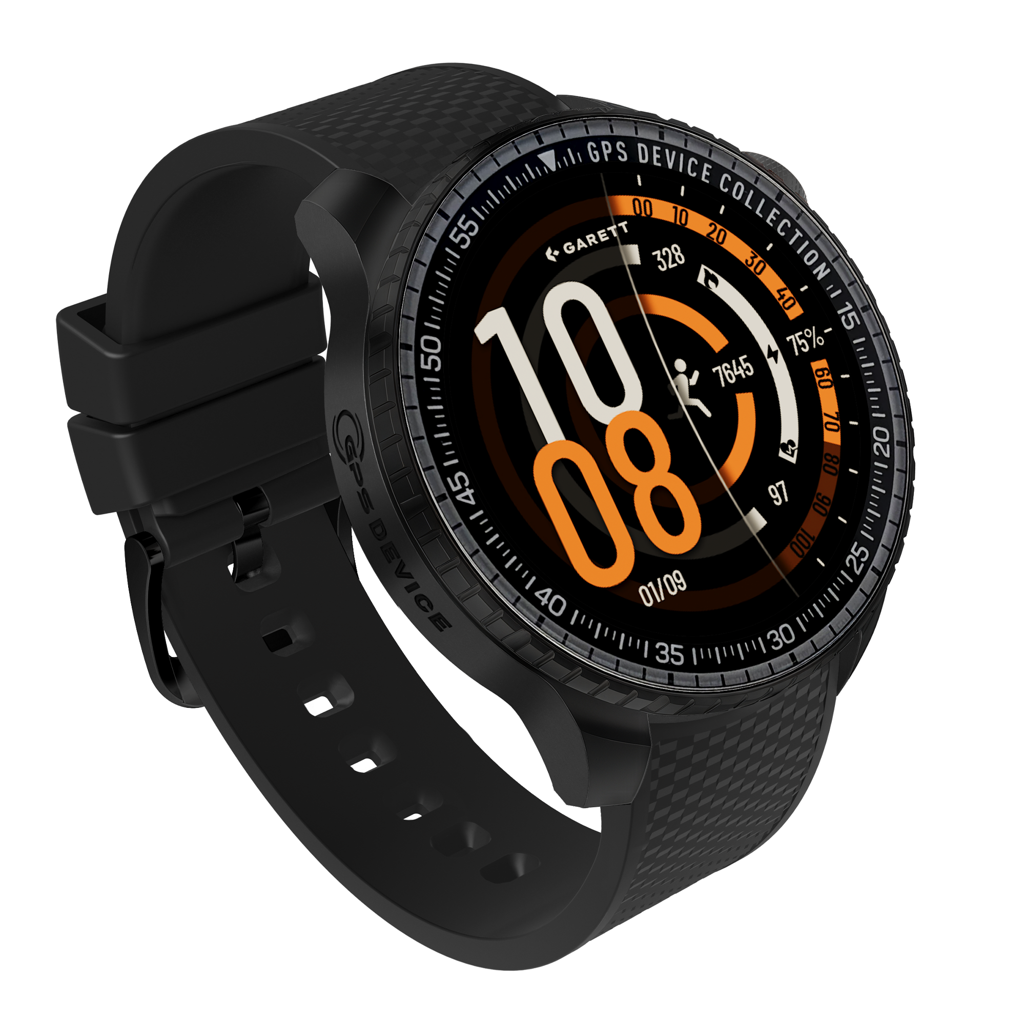 Garett Compass GPS smartwatch nero AMOLED