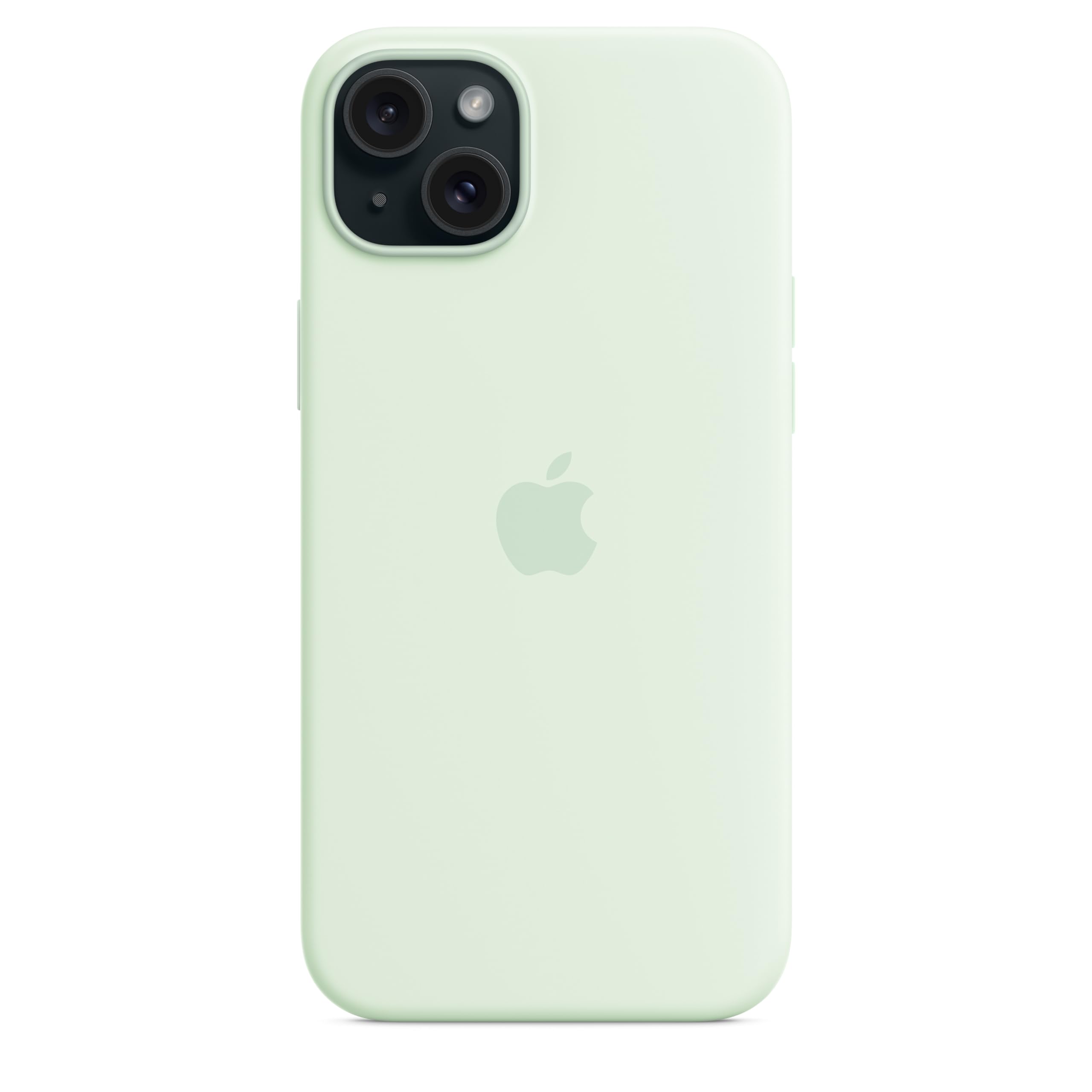 Apple custodia silicone MagSafe iPhone 15 Plus menta fredda
