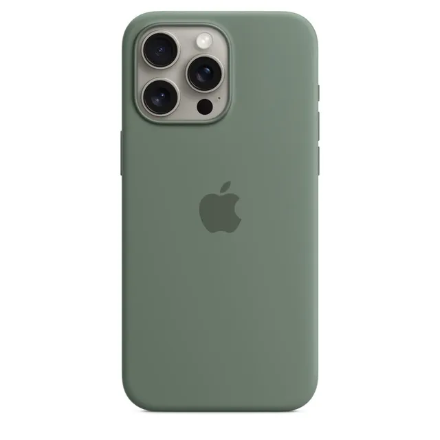 Apple iPhone 15 Pro Max custodia silicone Cipresso MagSafe