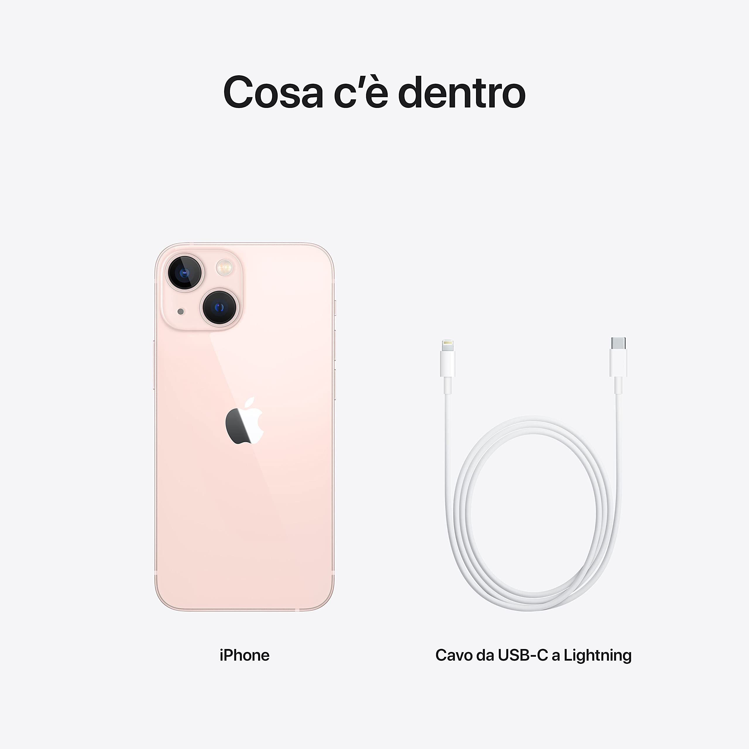 Apple iPhone 13 mini smartphone 128GB rosa 5G