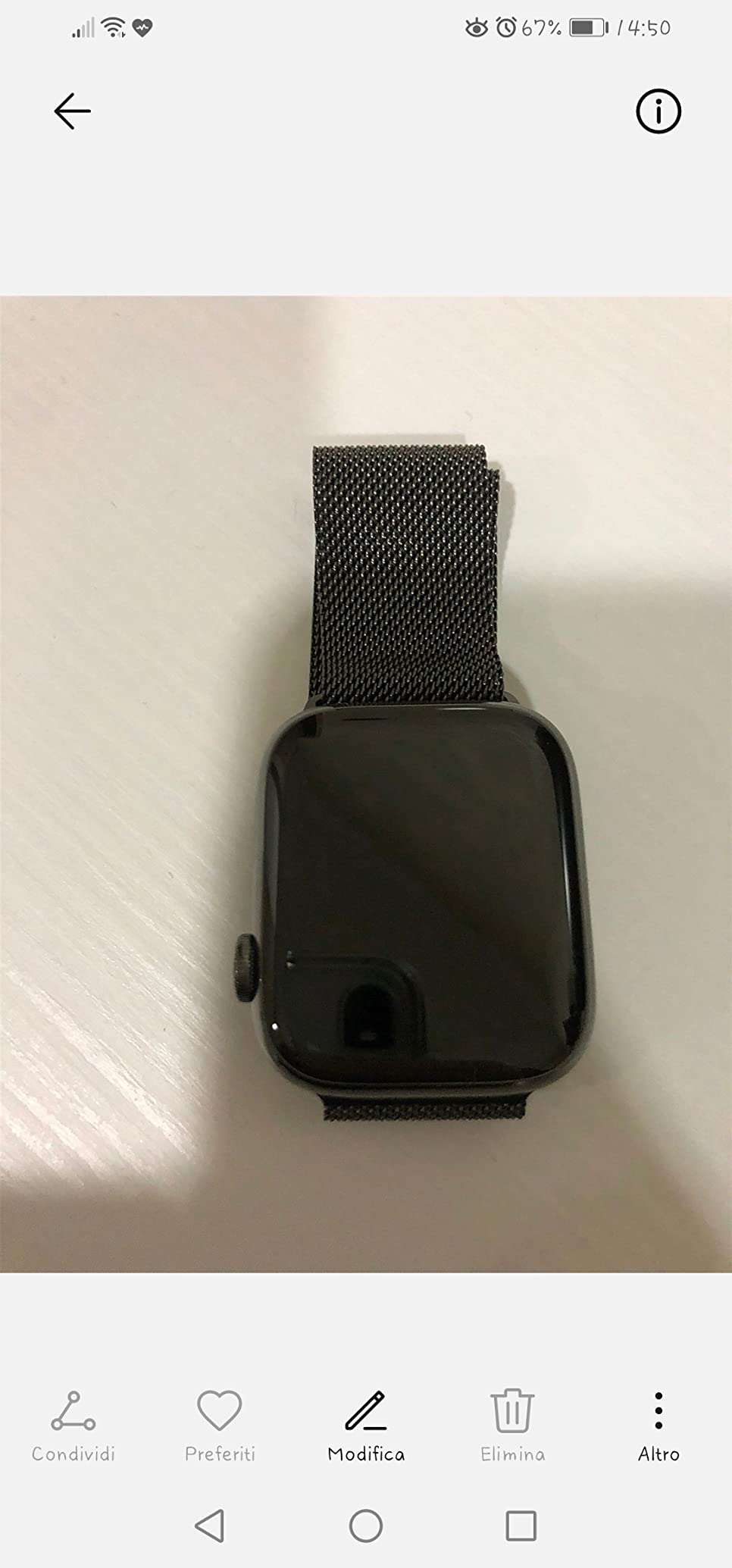 Apple Watch Series 7 smartwatch 41mm Cellular acciaio