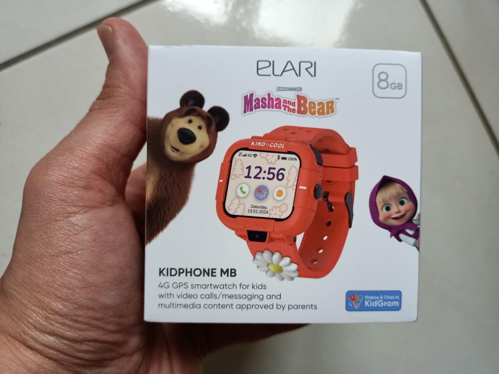 Elari KidPhone Masha e Orso smartwatch bambini 4G arancione GPS