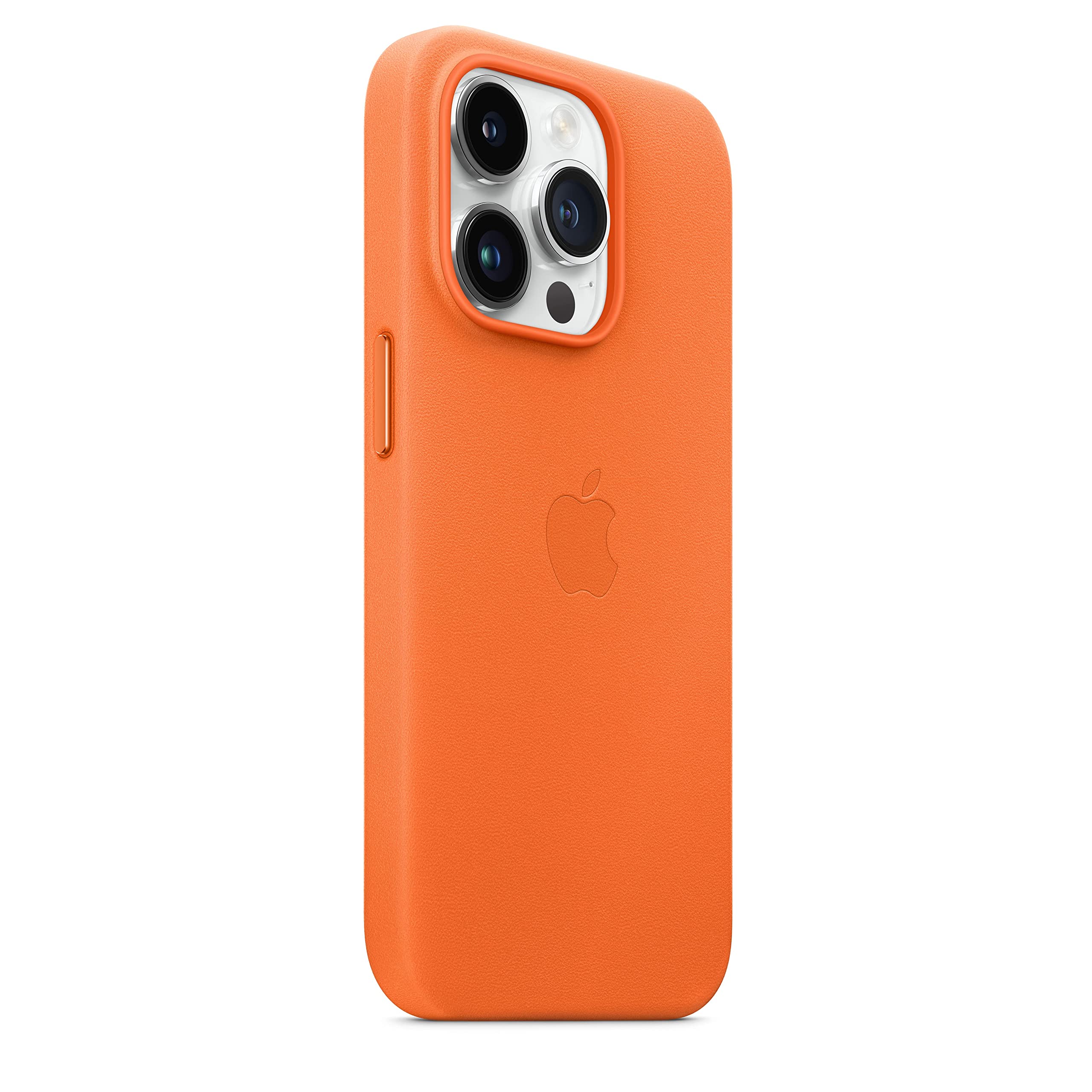 Apple iPhone 14 Pro custodia in pelle MagSafe arancione