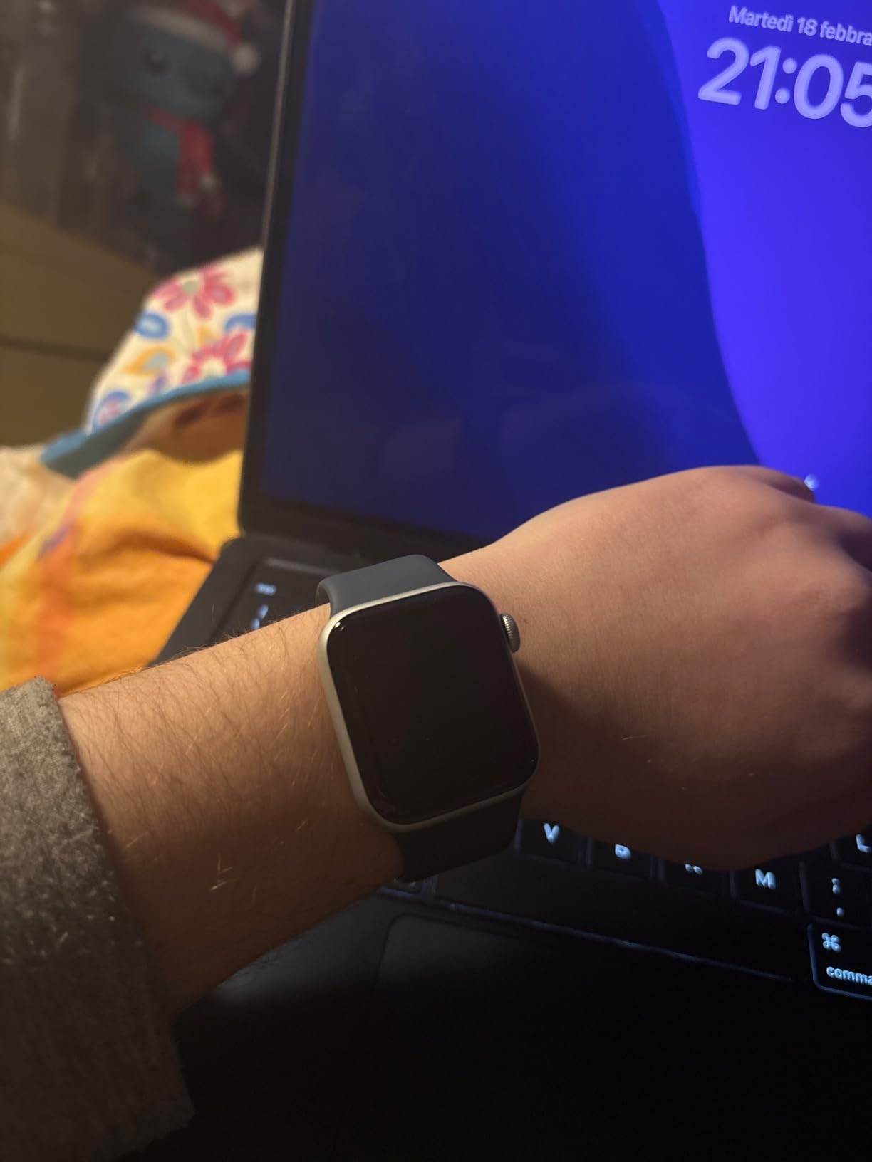 Apple Watch SE 2 gen 40mm GPS Cellular smartwatch argento blu S/M