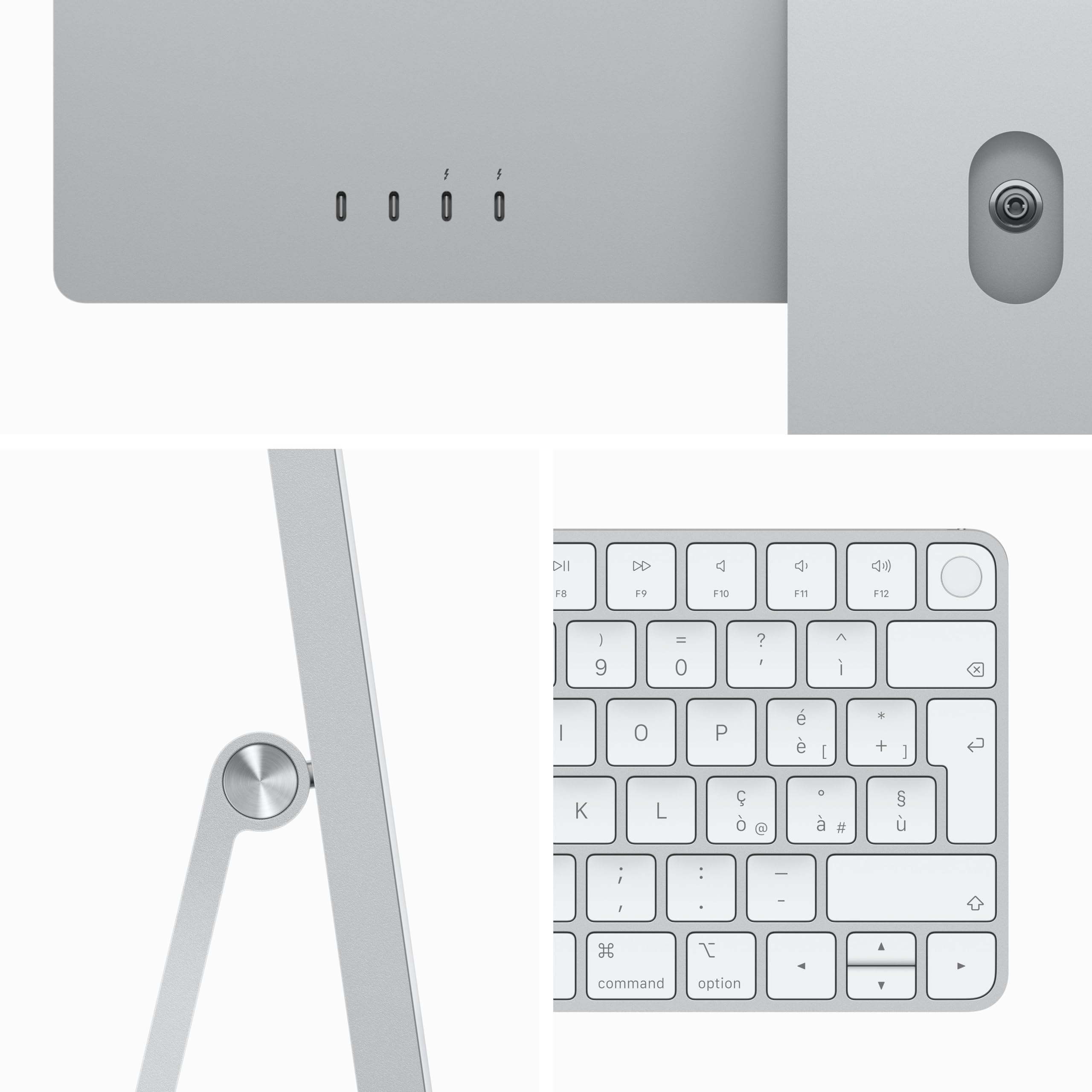 Apple iMac M3 24 computer Argento 256GB Retina 4,5K