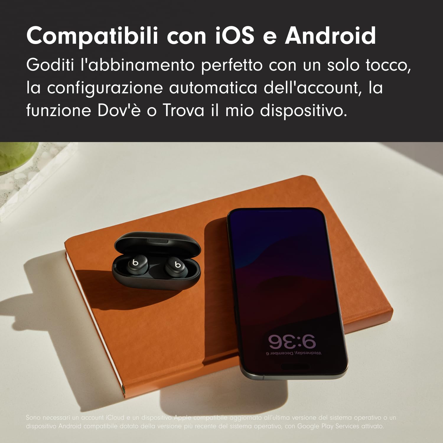 Beats Solo Buds Auricolari Wireless Nero Opaco 18 Ore