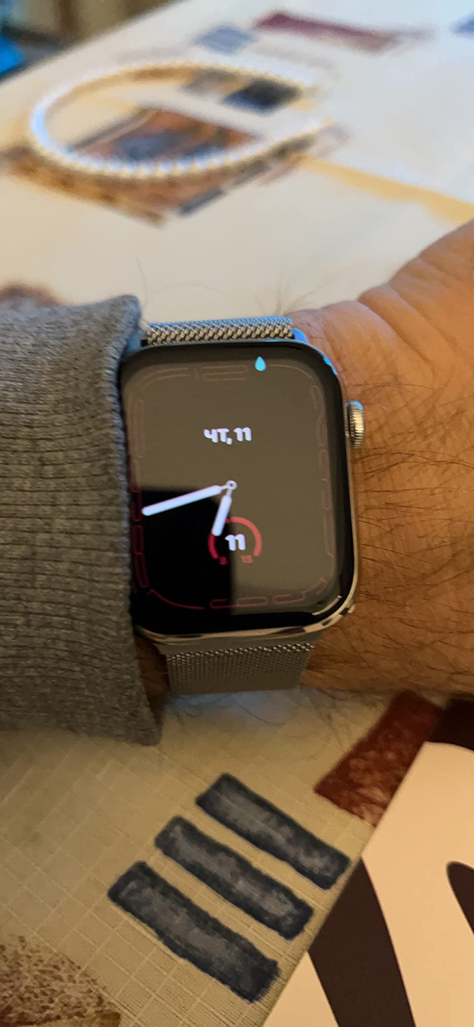 Apple Watch Series 7 GPS + Cellular smartwatch 41 mm argento