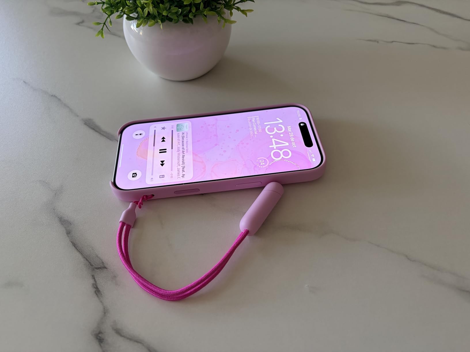 Beats custodia MagSafe iPhone 17 Pro rosa ciottolo