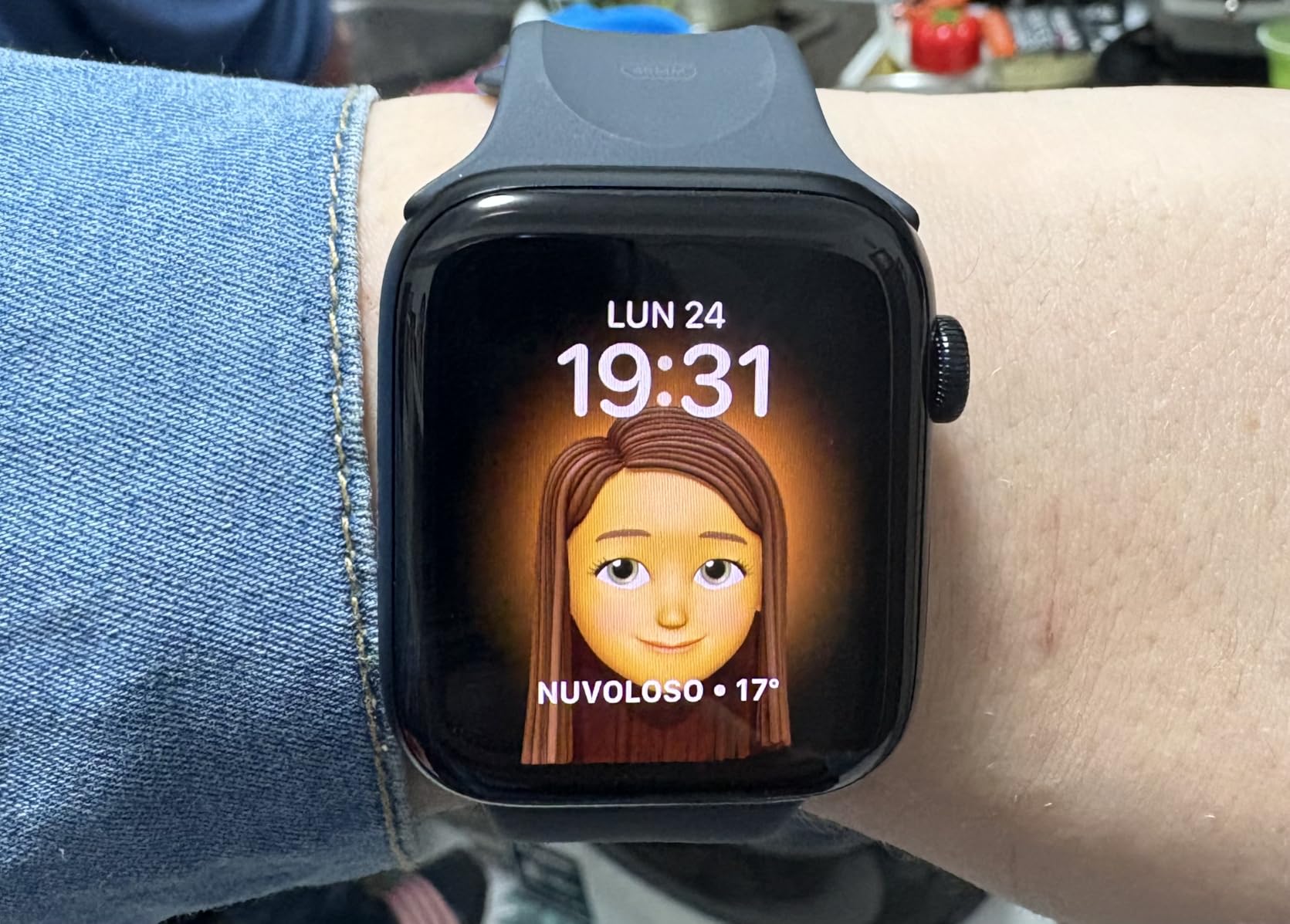 Apple Watch SE 2 gen GPS 44 mm smartwatch Mezzanotte M/L battito