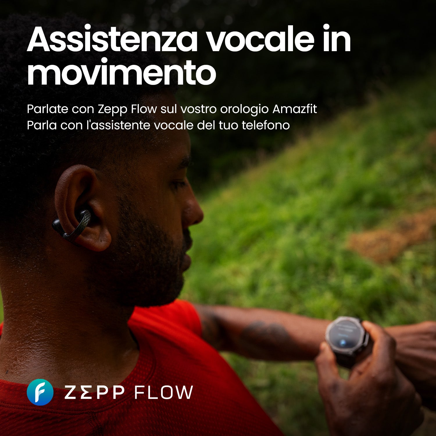 Amazfit auricolari open-ear sport ascolto leggero