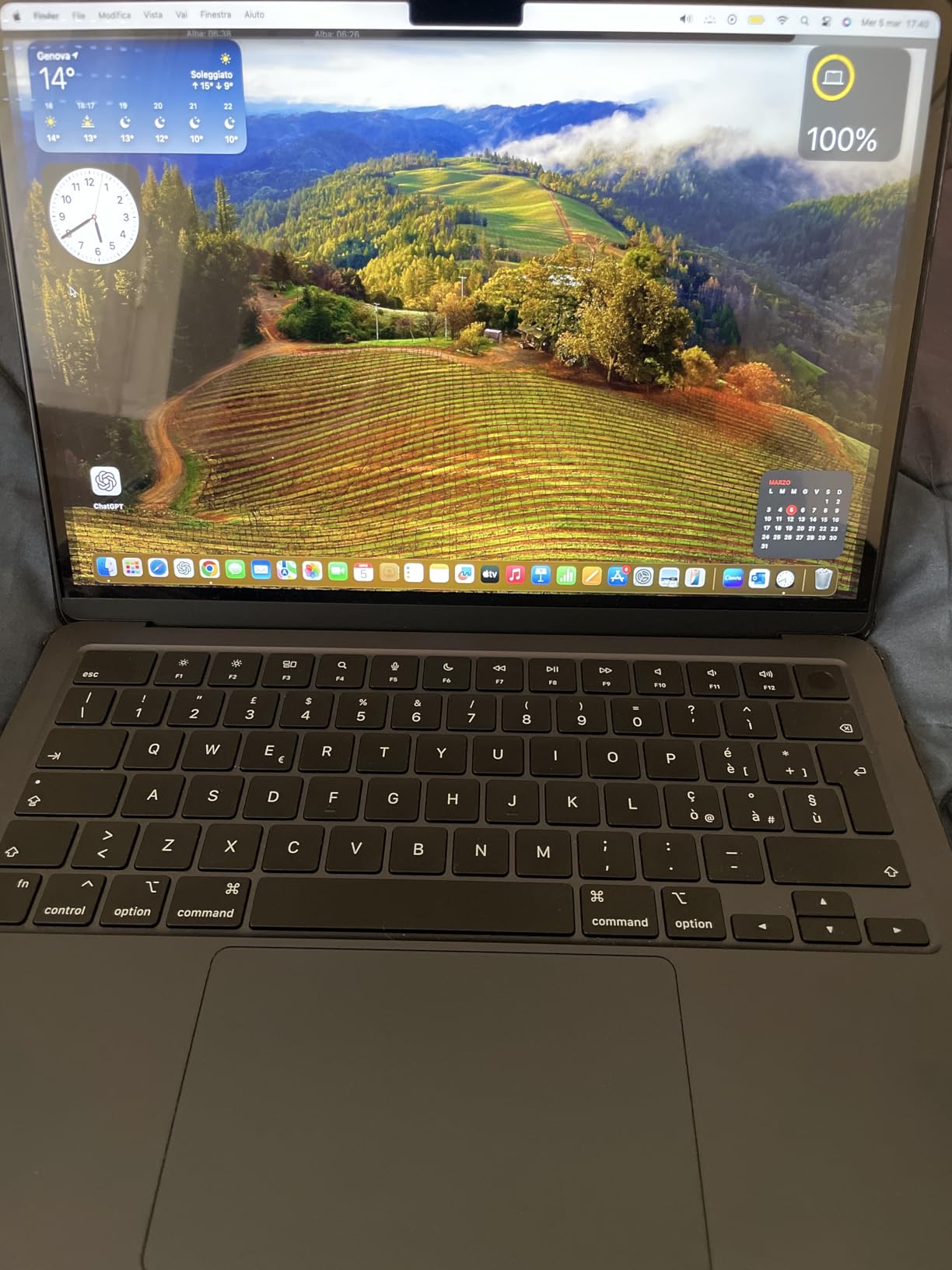Apple MacBook Air 13,6" portatile M2 16GB 256GB galassia