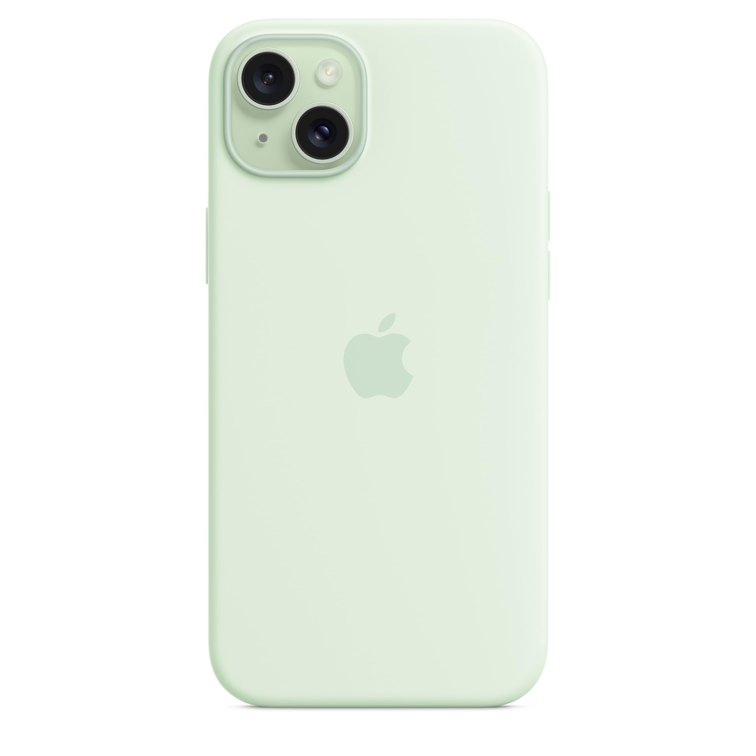 Apple custodia silicone MagSafe iPhone 15 Plus menta fredda