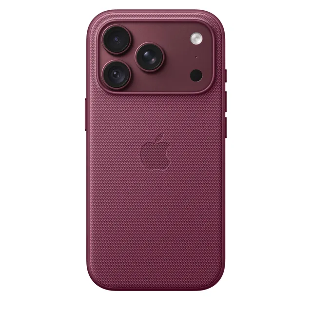 Apple TechWoven iPhone 18 Pro custodia MagSafe Gelso