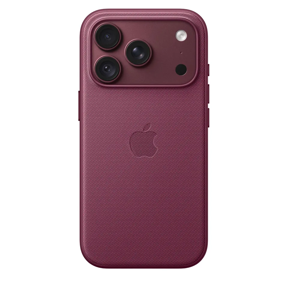 Apple TechWoven iPhone 18 Pro custodia MagSafe Gelso