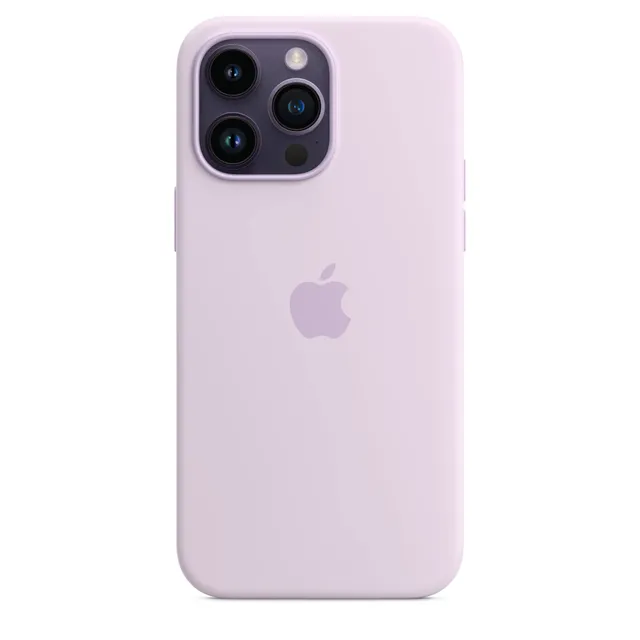 Apple iPhone 14 Pro Max custodia silicone MagSafe lilla