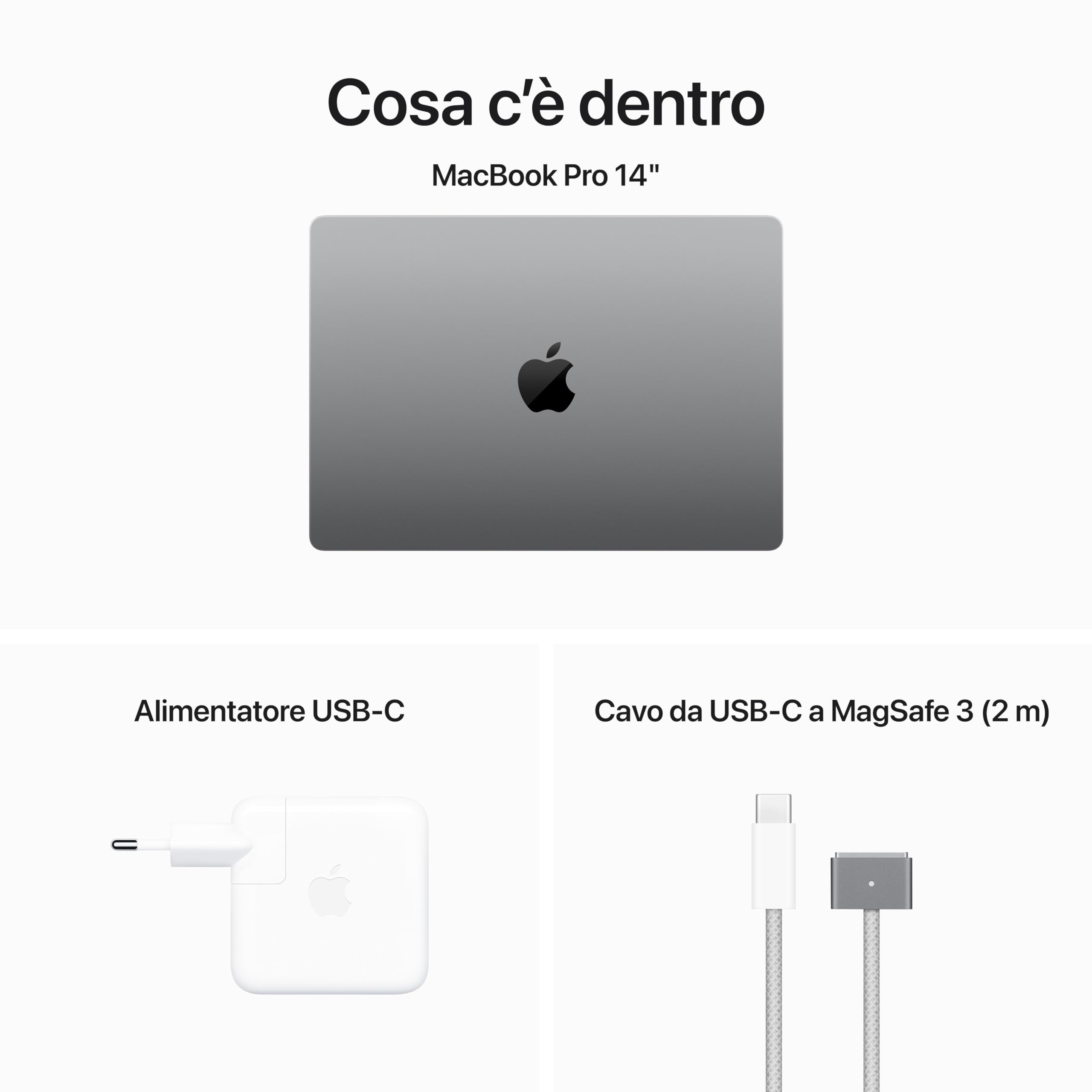 Apple MacBook Pro M3 14,2" portatile 1TB grigio siderale