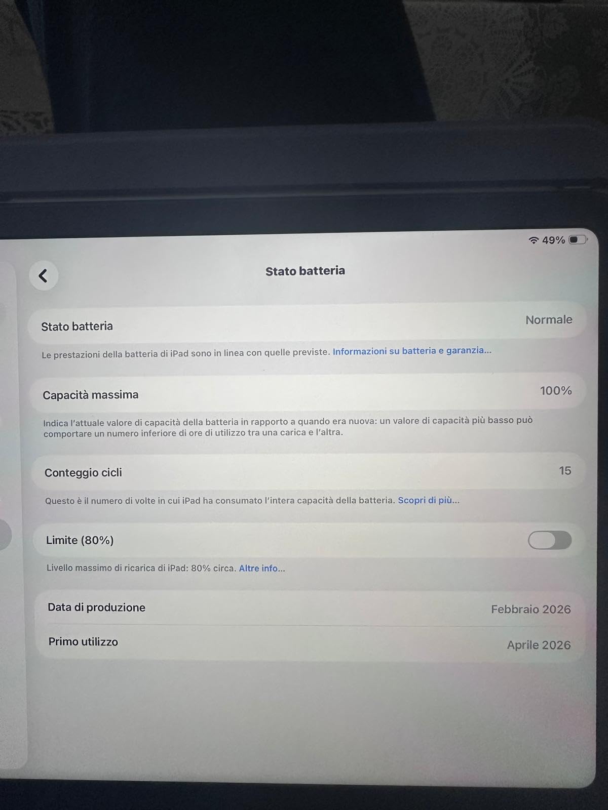 Apple iPad A16 11 128GB tablet Wi-Fi azzurro