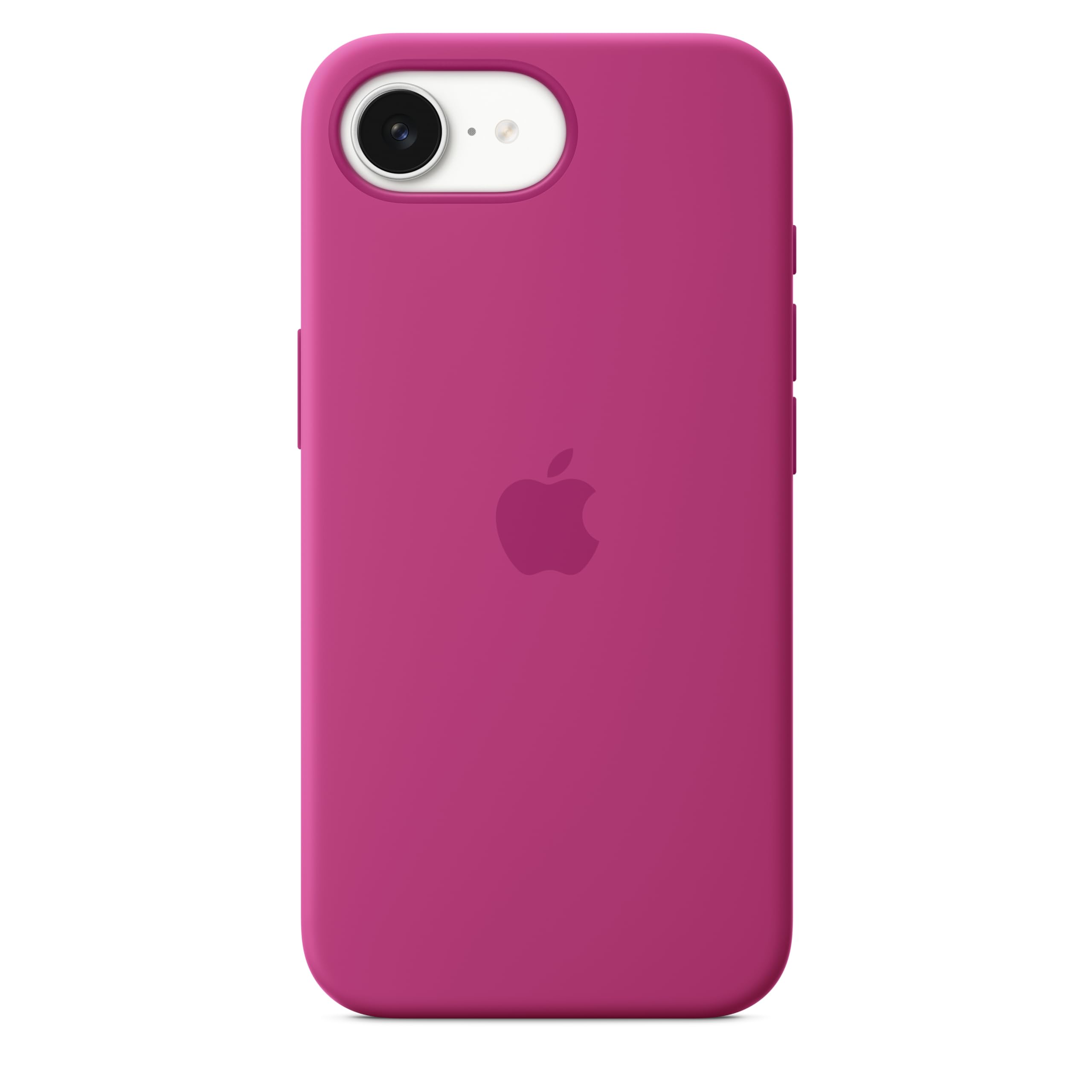 Apple iPhone 16e Custodia Silicone Bianco microfibra
