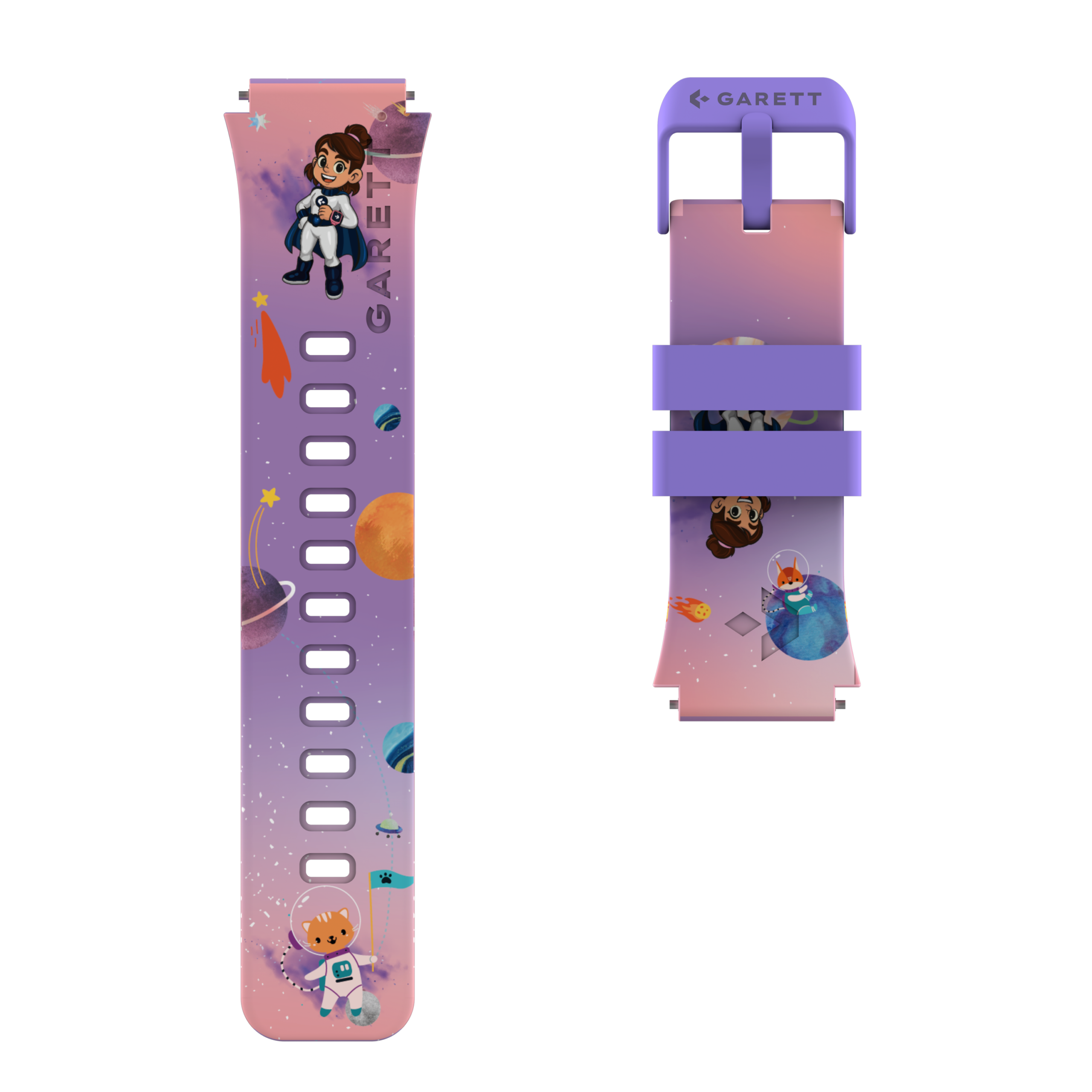 Garett Essa 2 AI 4G cinturino rosa fantasia 18 mm