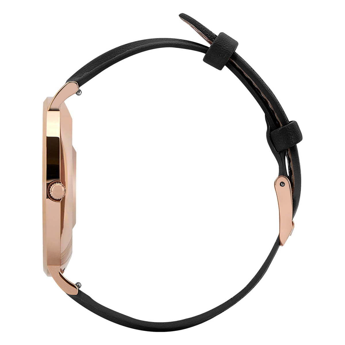 Garett Verona smartwatch AMOLED oro-nero pelle