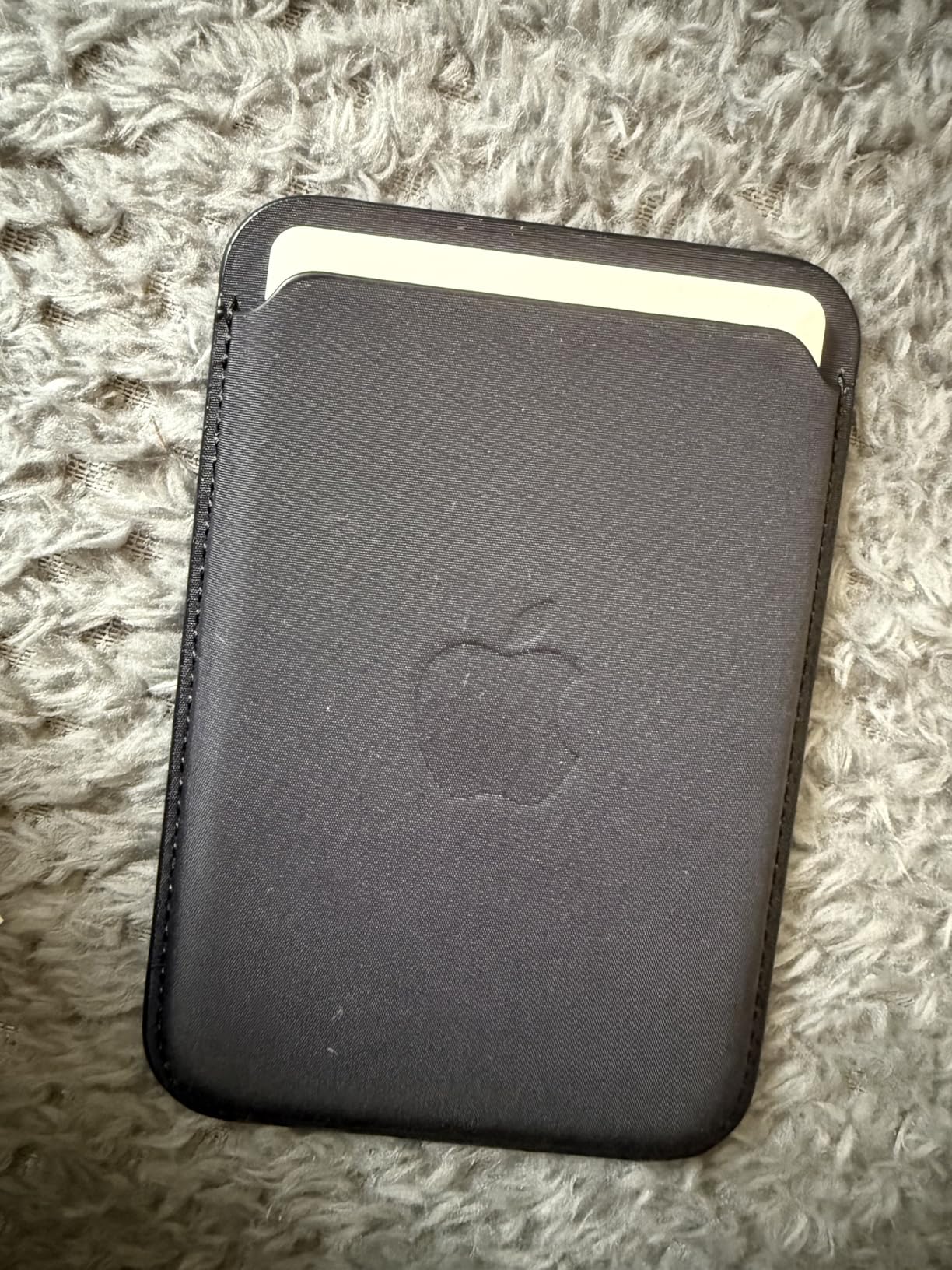 Apple portafoglio MagSafe FineWoven blu navy 3 carte