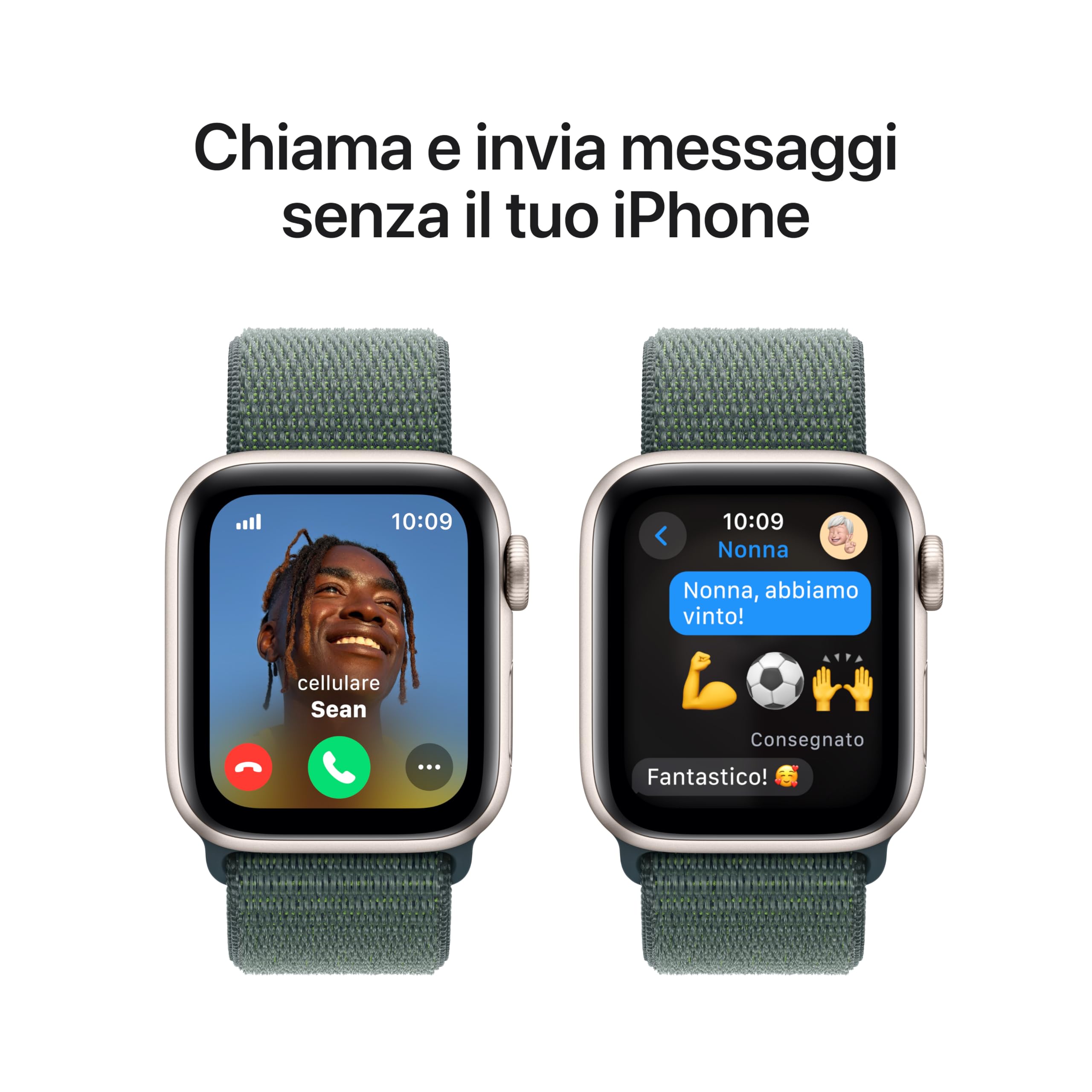 Apple Watch SE 2 gen GPS Cellular 40mm smartwatch Galassia Verde lago