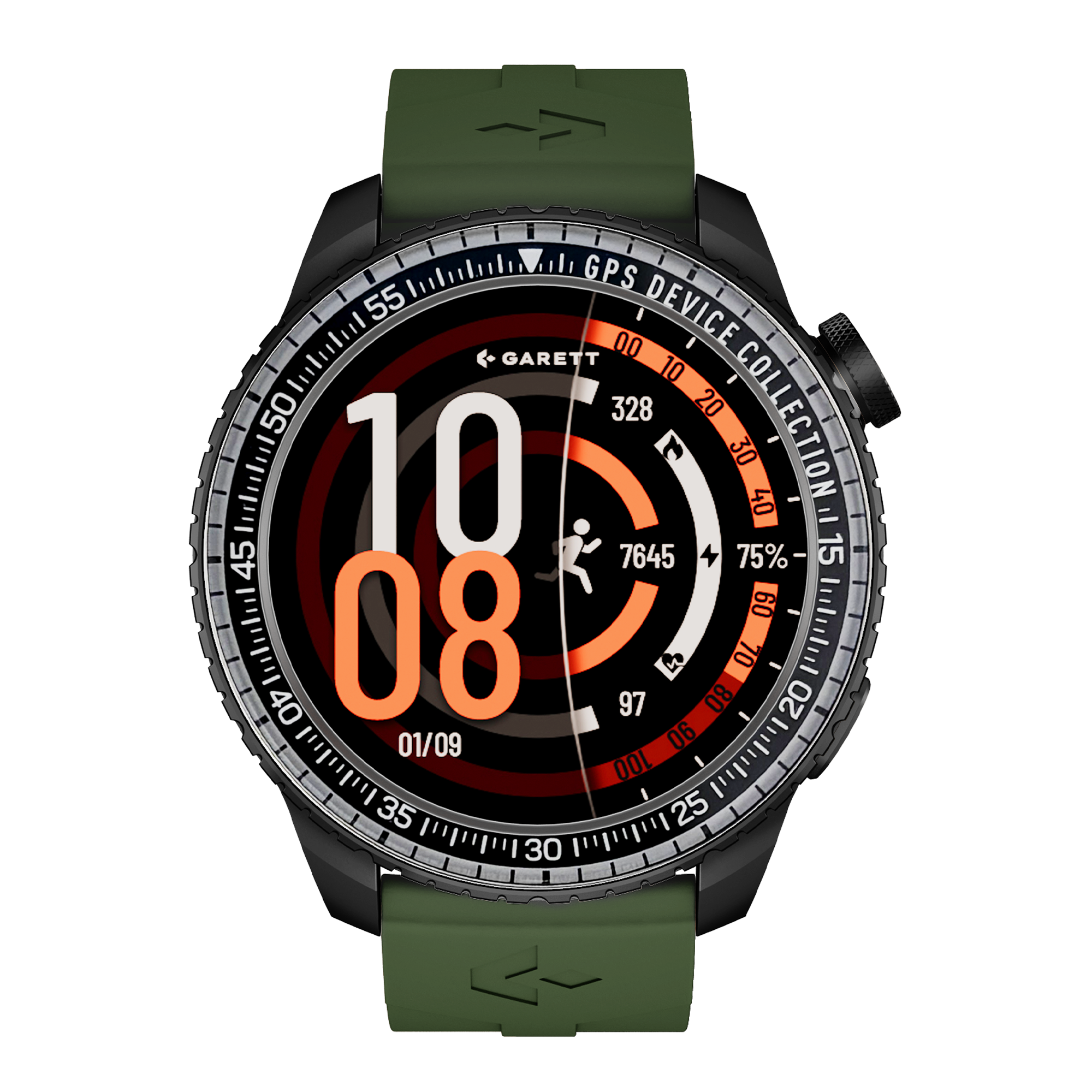 Garett Compass GPS smartwatch nero AMOLED