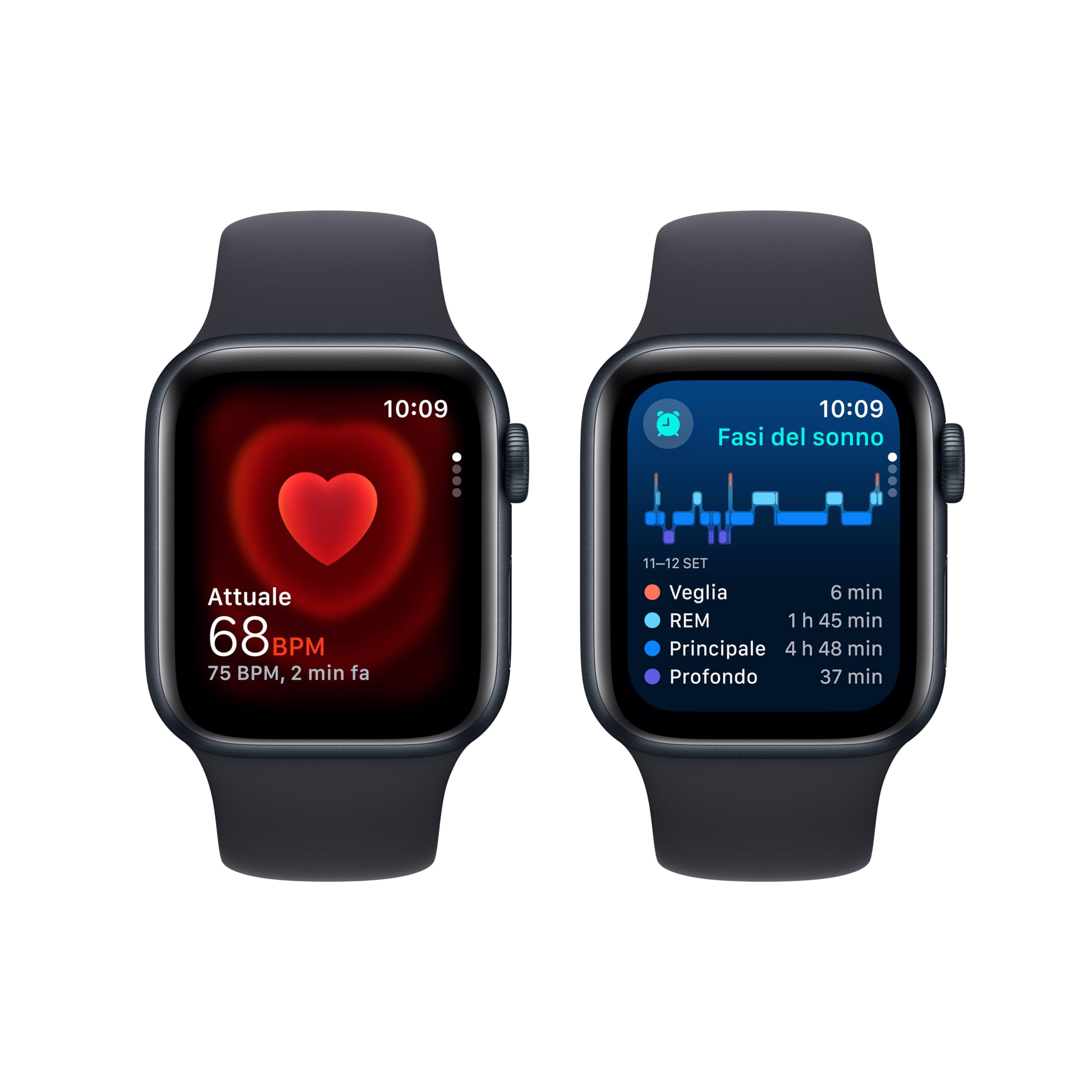 Apple Watch SE 2ª Generazione Smartwatch GPS 40mm Mezzanotte