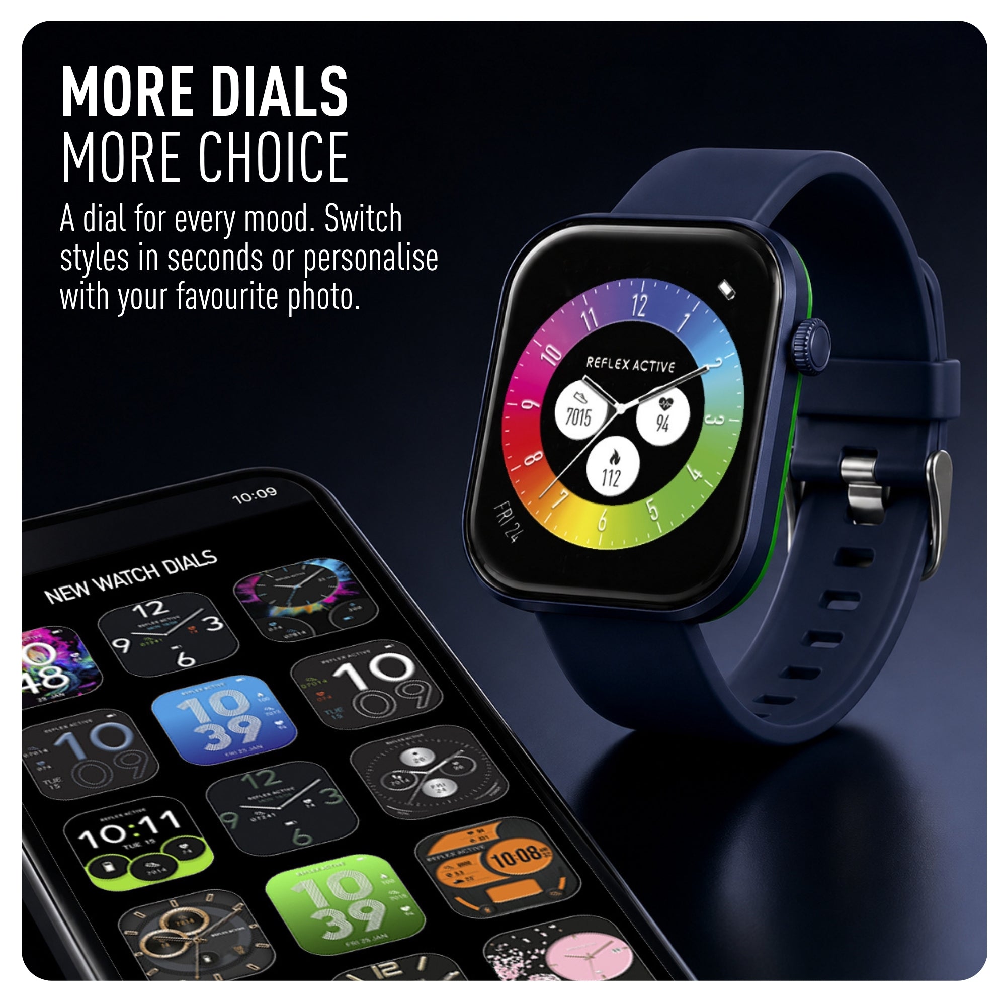 Reflex Active Spectra 300 S Lite smartwatch blu navy AMOLED