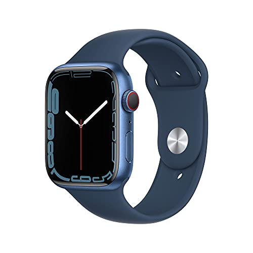 Apple Watch Series 7 smartwatch 45mm GPS+Cellular blu alluminio