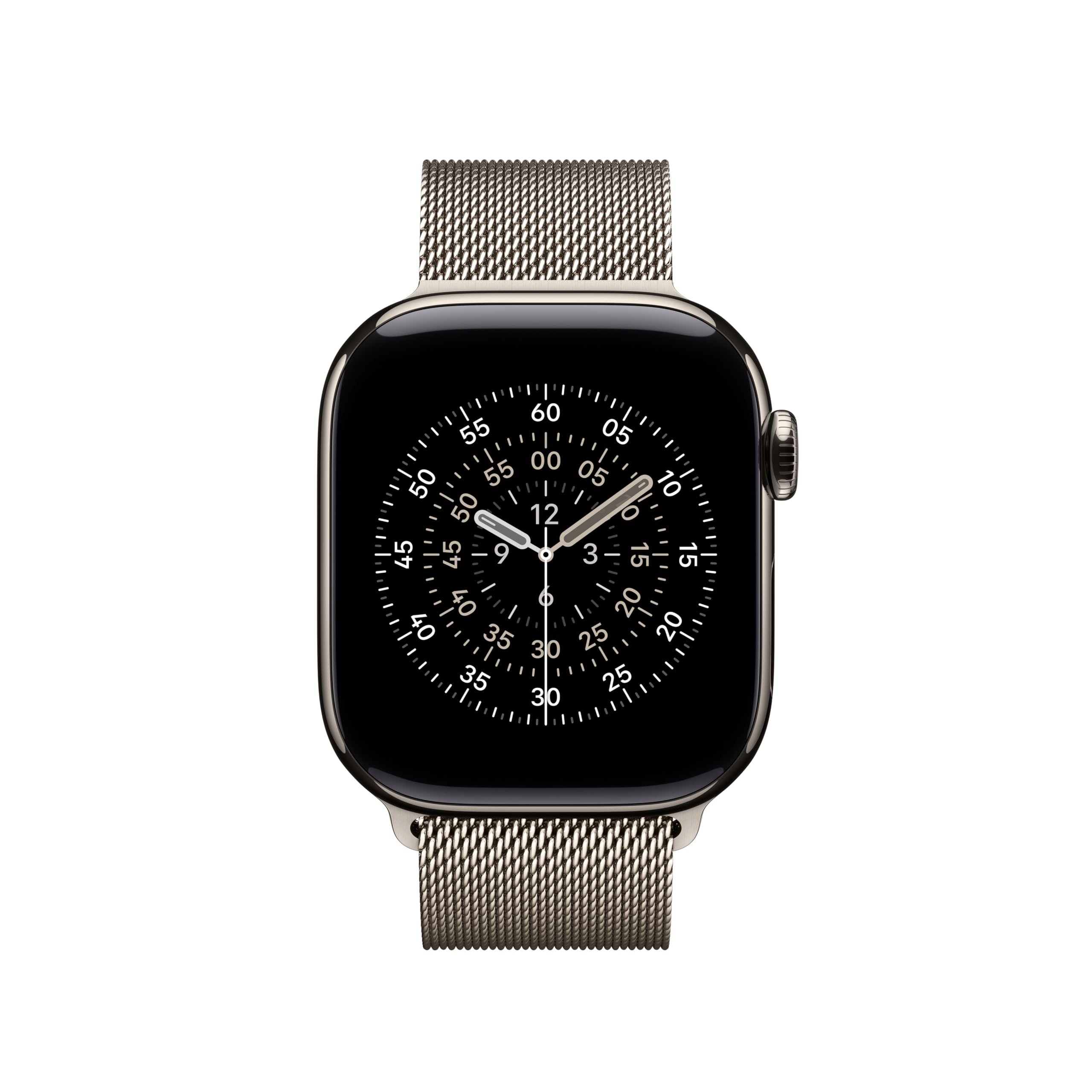 Apple Maglia Milanese 42 mm cinturino naturale acciaio
