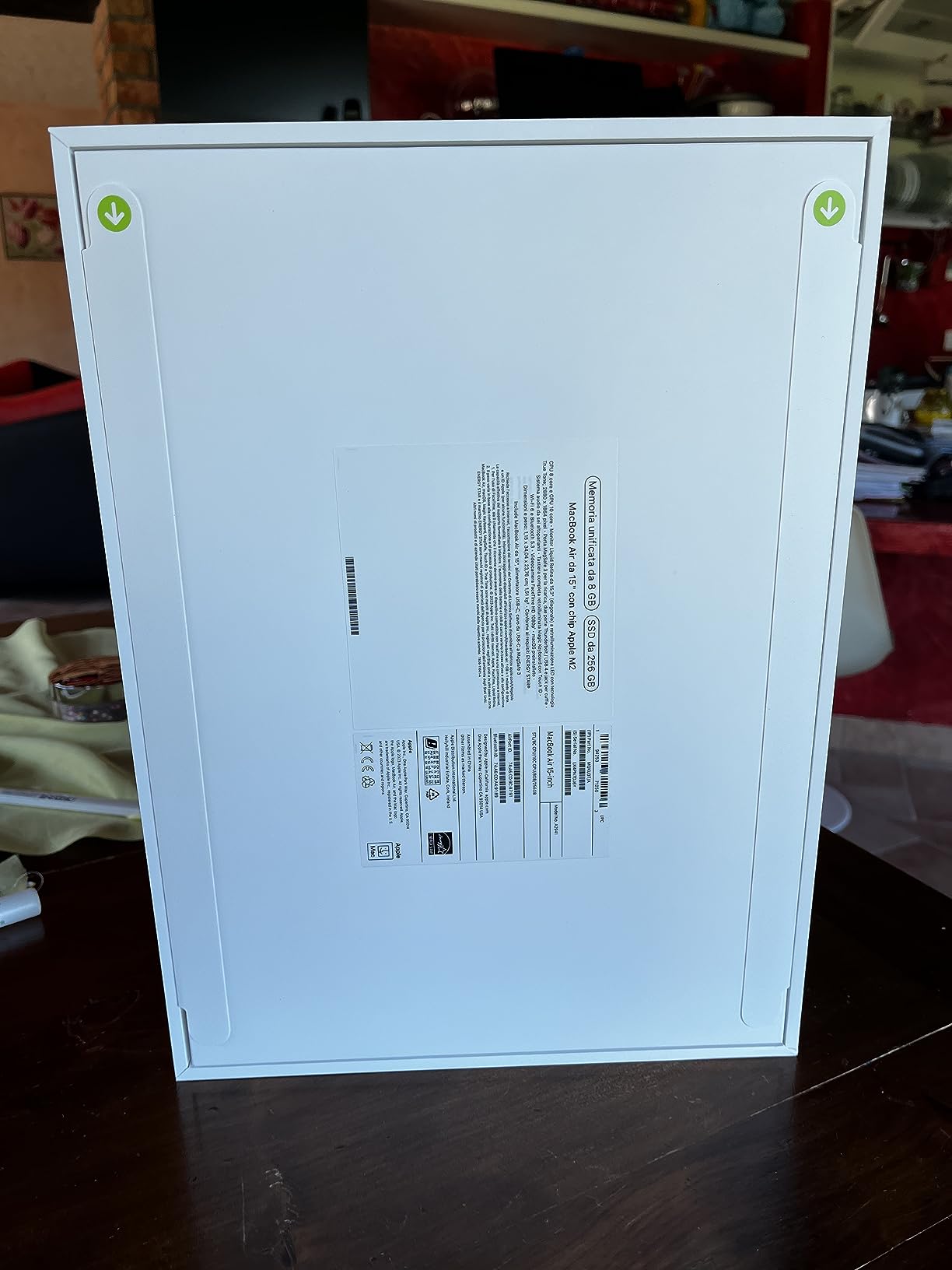Apple MacBook Air 15,3 M2 8GB 512GB portatile Grigio siderale Retina