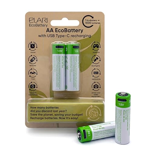 Elari EcoBattery AA batteria ricaricabile USB-C 2 pezzi