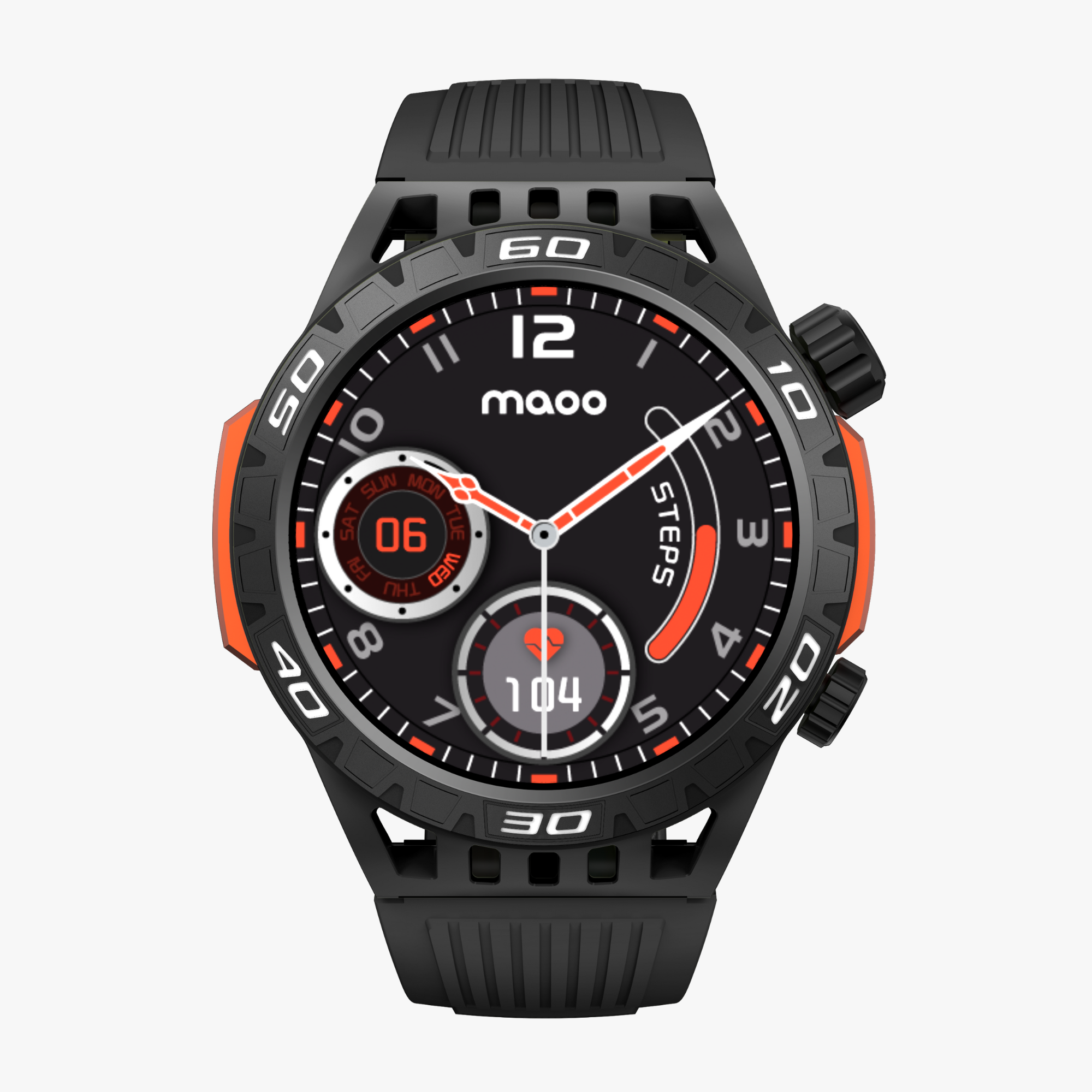 Maoo Explorer smartwatch nero uomo 1,46" 5-7 giorni
